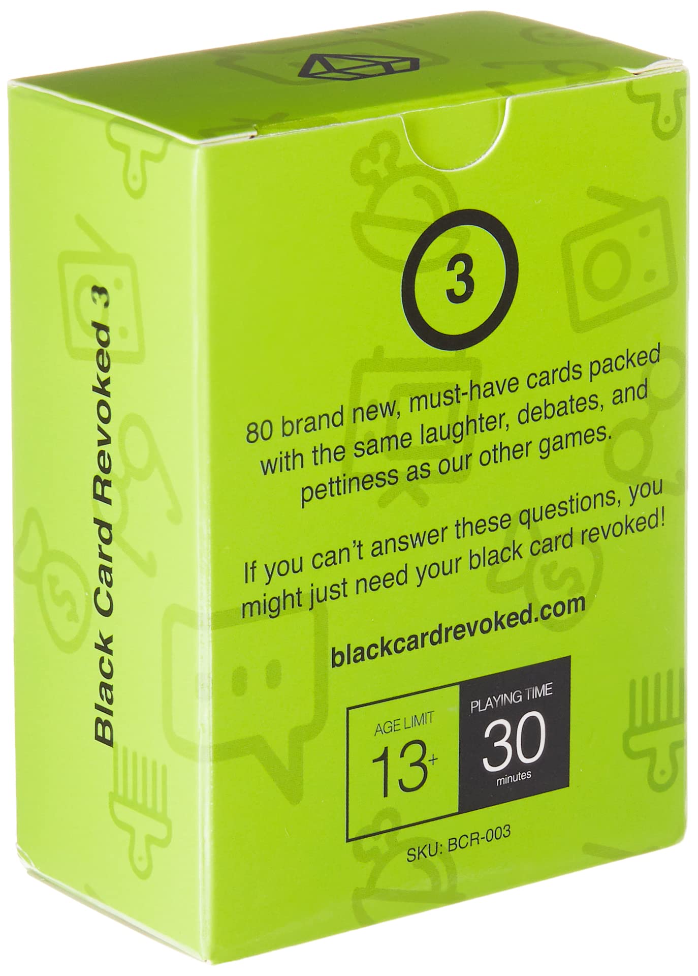 Black Card Revoked Trivia Game - Black Culture Card Game for Adults, Fun for Game Night & Holidays, Model CG048100, Cardstock Material