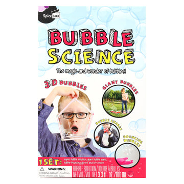Spicebox Bubble Science Kit For Kids, Fun Learning Toys, Educational Activities And Projects For Children, Girls And Boys Activity Box, Multi Colors, 09100