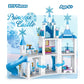 Leyi Girls Castle Building Blocks Toys For Girls 377 Pieces Ice Princess Castle Construction Toys Set Snow Castle Building Brick