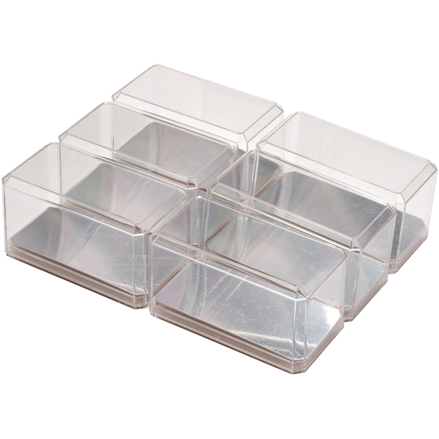Pioneer Plastics 164Cd Clear Plastic Display Case For 1:64 Scale Cars (Mirrored), 3.5'' W X 1.625'' D X 1.75'' H (Mailer Box), P