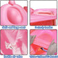 TURNMEON Giant Flamingo Pool Float, Inflatable Summer Beach Swimming Raft Lounge Ride-on Water Pool Floatie for Adults Kids Lake
