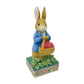 Enesco Jim Shore Beatrix Potter Peter Rabbit With Strawberries Figurine 6012489, Blue