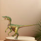 Gemini&Genius 2Pcs Compsognathus Dinosaur Toy Figurines, Moveable Jaw, Realistic Plastic Action Figures for Kids, Large Size