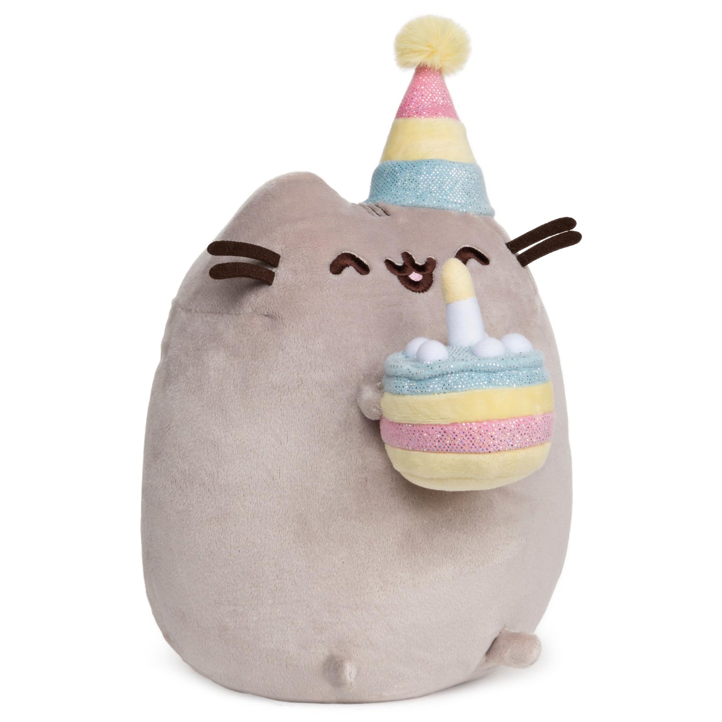 Gund Pusheen Birthday Cake Plush Stuffed Animal Cat, 9.5''
