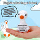 Juleasel Mini Goose Positive Crochet Animal Emotional Support Crochet Desk Goose With Positive Card For Coworkers Best Friend En