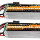 Nihewo 4S Lipo Battery, 14.8V Lipo Battery 6500mAh 60C with Tr Plug Compatible with Maxx X-Maxx RC Buggy Truggy Crawler Monster 