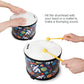 MUSICUBE Kids Drum Set - 10-inch Floor Tom with 2 Drum Sticks - Educational Musical Toys for Baby Toddler Sensory Percussion Ins