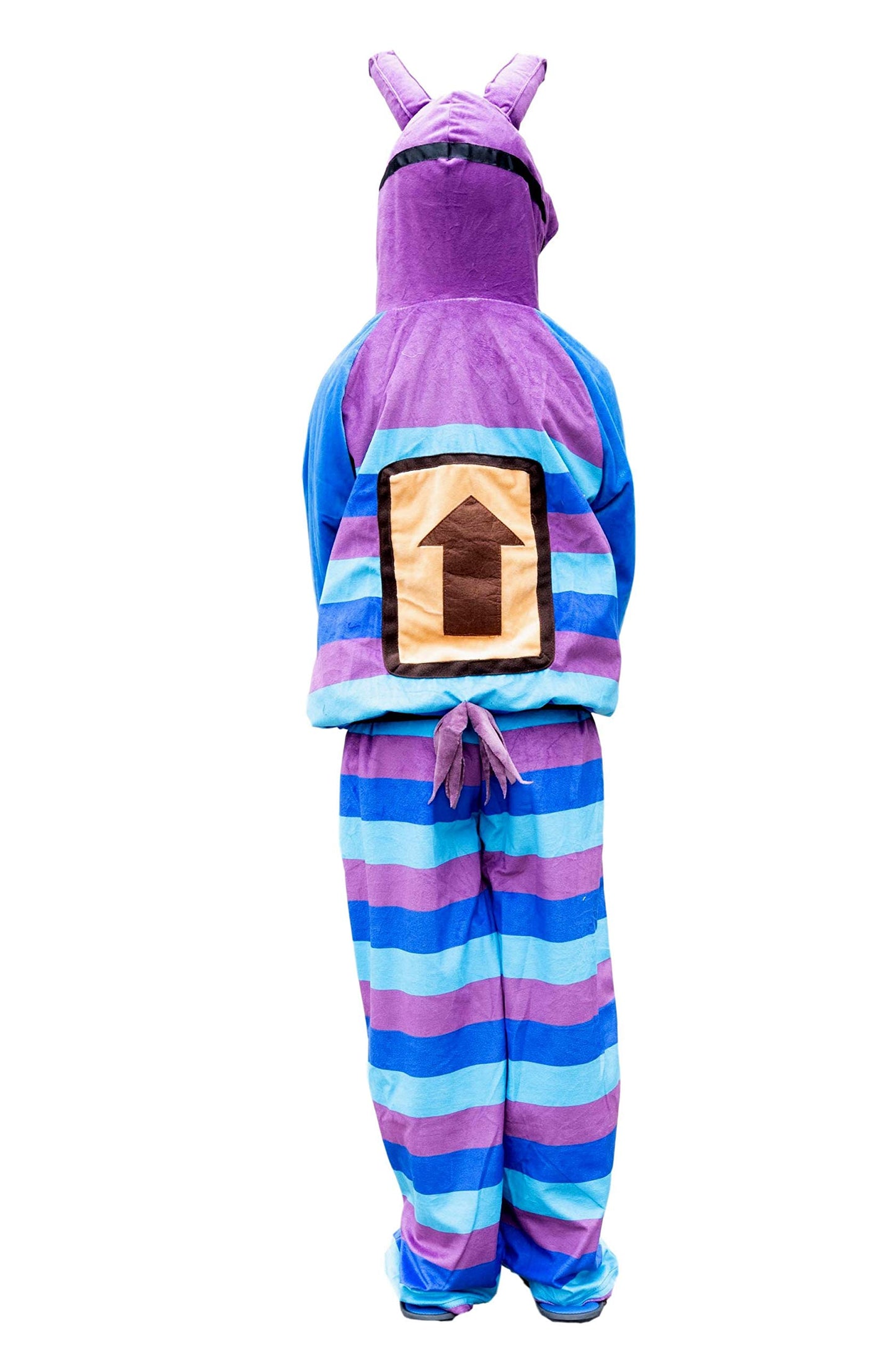 Comfycamper Party Llama Costume Sweatshirt Hoodie, 10-12 Years Pink