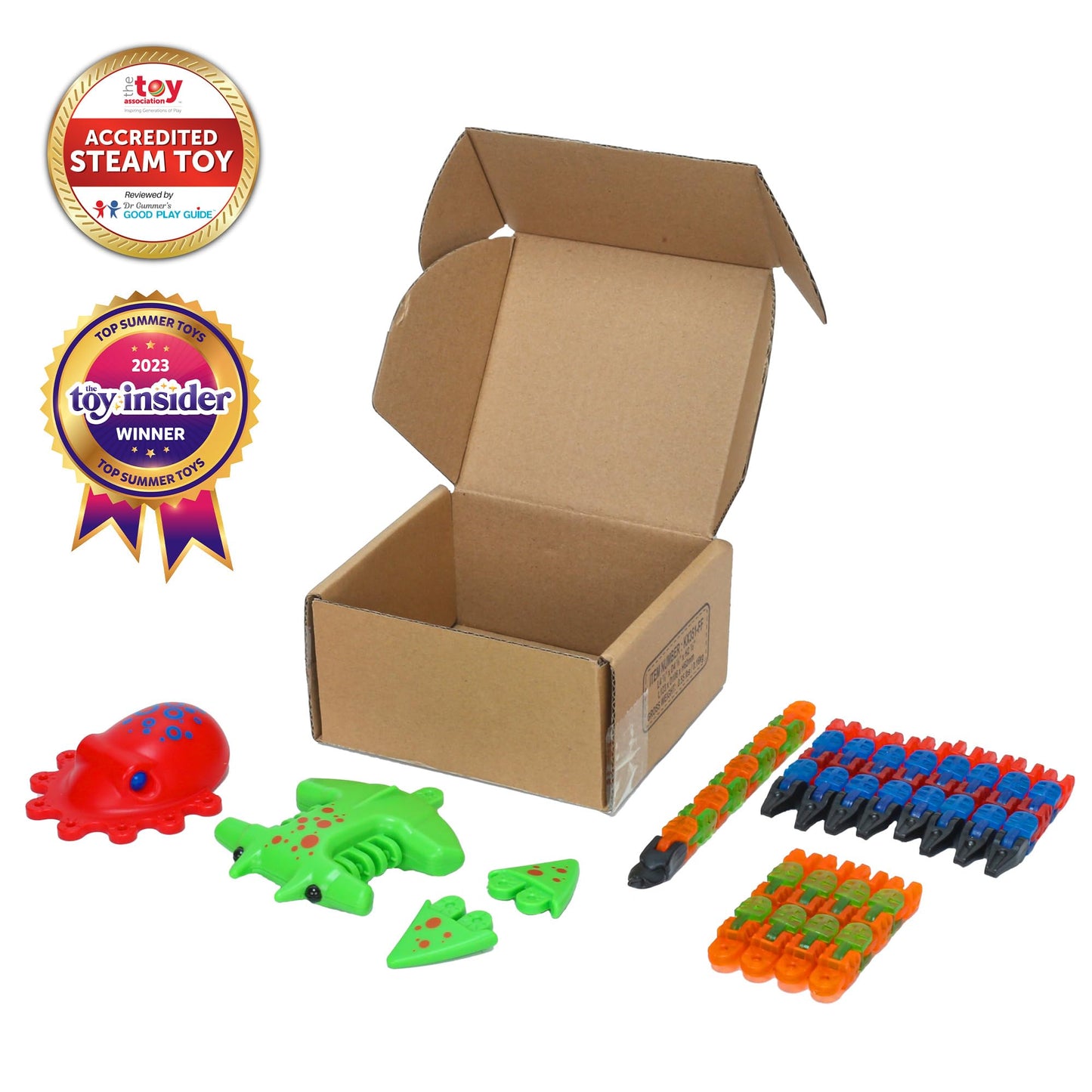 Zing Klixx Creaturez Combo Pack - Ocean Series, Create Stop Motion Animation, Click Fidget Toys for Stress Relief, Great for Kid