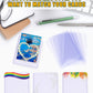Top Loader Card Sleeves 480 Ct, 35 Pt Premium - 240 Hard Plastic & 240 Soft Clear Sleeves For 3' X 4' Trading Cards