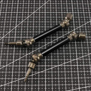 RCAWD 4X Slider Front/Rear Drive Shaft Set for 1/10 Arrma 1/10 Big Rock 4X4 V3 3S Blx Brushless Monster Truck RTR Upgrade Parts(