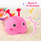 Baby Toys Musical Caterpillar  Infant Stuffed Animal for 0-6 6-12 Months with Crinkle and Rattles  Tummy Time Sensory Toys Newborn Boys Girls Gifts 0 3 6 9 12 Months - Pink