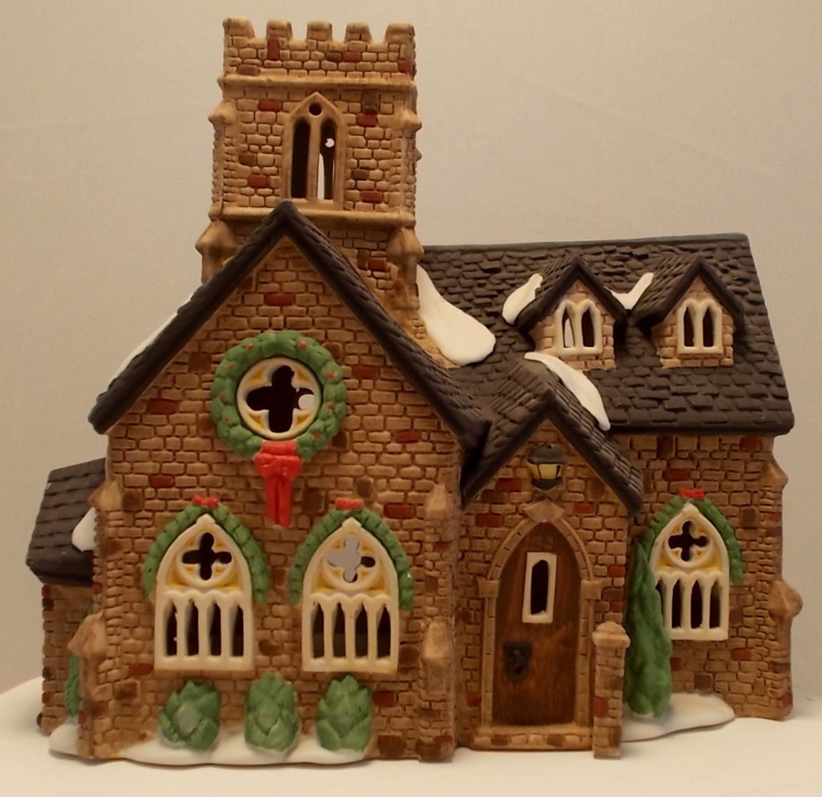 Dept 56 Lighted Knottinghill Church (#55824, Heritage Village Collection, Dickens Village Series), Retired Collectible