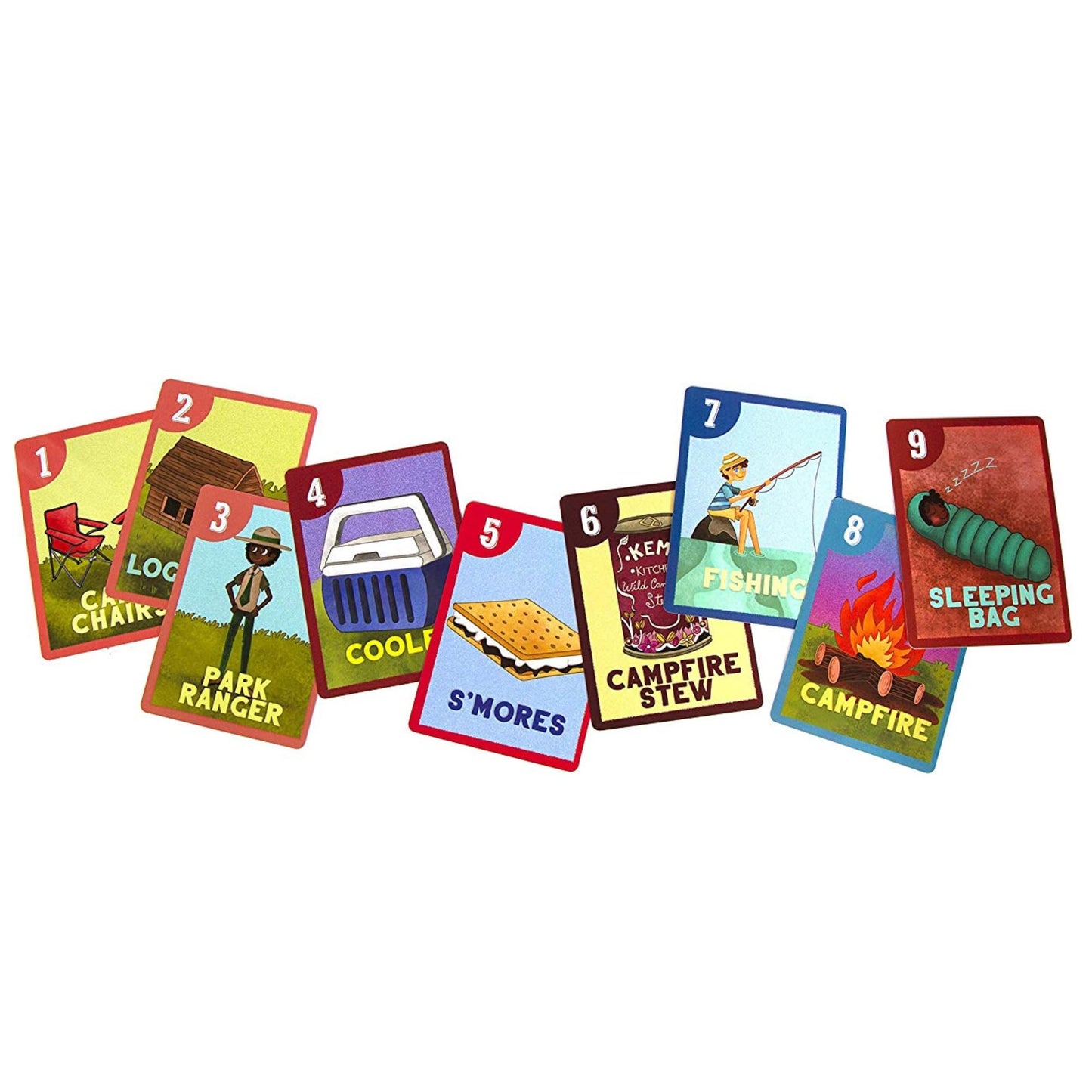 Upbounders By Little Likes Kids - Camping Outdoors Go Fish! Card Game - Classic Family Game For Kids Toddlers Preschool - Divers