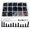 520pcs Universal RC Screw Kit Screws Assortment Set, Hardware Fasteners for Traxxas Redcat Arrma Axial RC4WD HSP HPI SCX10 Losi