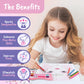 BSCOOL Make-up Artist. 3 in 1 Fun Makeup, Sticker, Coloring Kit, Includes Color Pencils, Makeup Palette, and 200+ Stickers. for