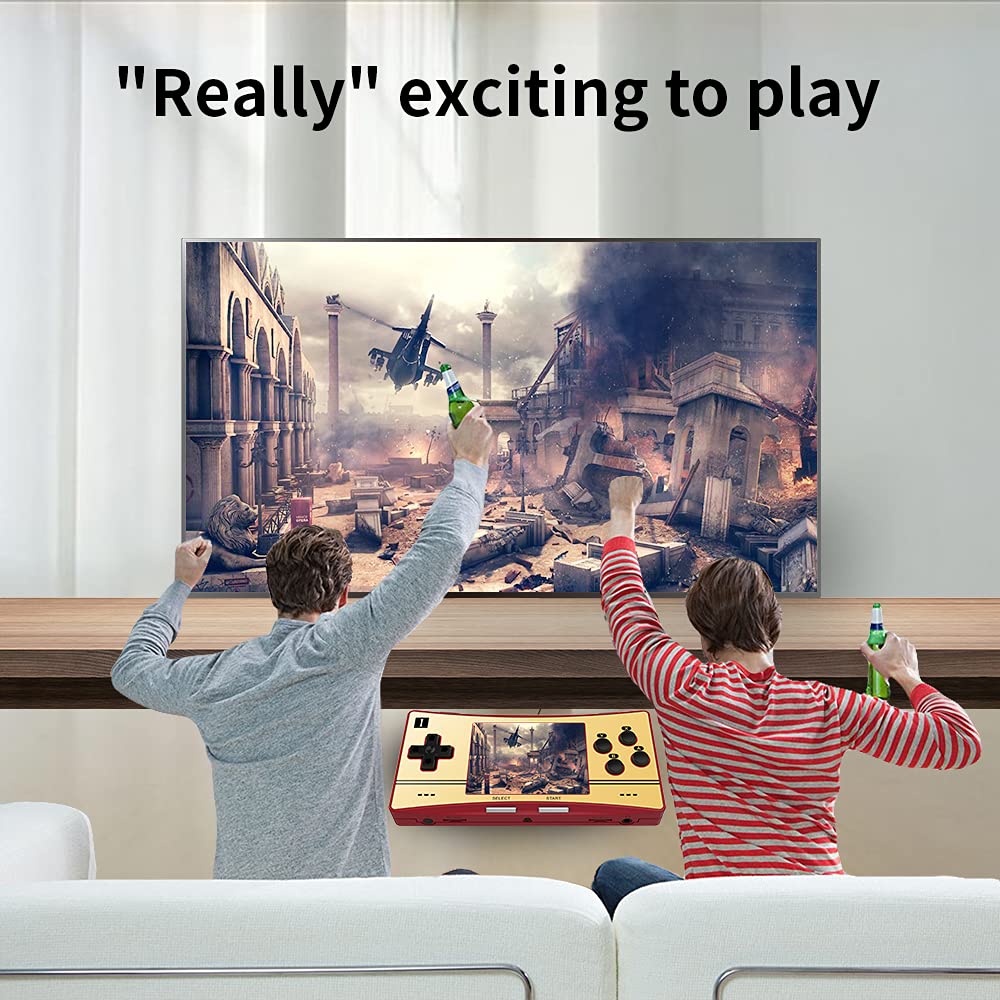 Haihuang Rg300X Handled Game Console, Portable Game Console With 64G Tf Card Pre-Installed 5171 Classic Games, Retro Game Console With 3.0 Inch Ips Screen
