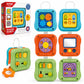 Koknwoa 6in1 Montessori Busy Board for Toddlers 13, Sensory Activity Board with Fine Motor Skills Toys, Portable Travel Toy, 