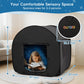 Outree Sensory Tent 47 * 47 * 47 In,Black Print, Sensory Tent For Kids With Autism,Pop Up Play Tent