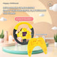 Yiyzaof Kids Steering Wheel Toy For Car With Light And Music,Suction Cups Base-Interactive Simulated Driving Toy Steering Wheel