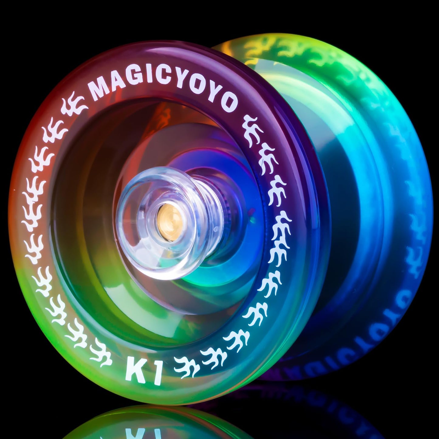 Magicyoyo Pack Of 2 Responsive Yoyos K1 Tug Return Hubstacks Yo-Yo For Kids Beginners Dual Purpose Yo Yo With Unresponsive Beari