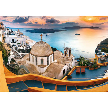 Trefl 1000 Piece Jigsaw  Puzzle Fairytale Santorini  Multicolor