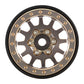 INJORA 1.0 Plus Brass Beadlock Wheel Rims 4PCS 12-Spoke Wheels for TRX4M SCX24 FCX24 1/24 1/18 RC Crawler, 42g/pcs(Grey)