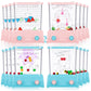 Zhanmai 16 Pcs Handheld Water Game Arcade Water Ring Toss Water Tables for Beach Toy Party Favor Fun Game, Without Water (Macaro