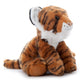The Petting Zoo Tiger Plush Toy, 9" Brown Stuffed Animal for Kids, Model 420101