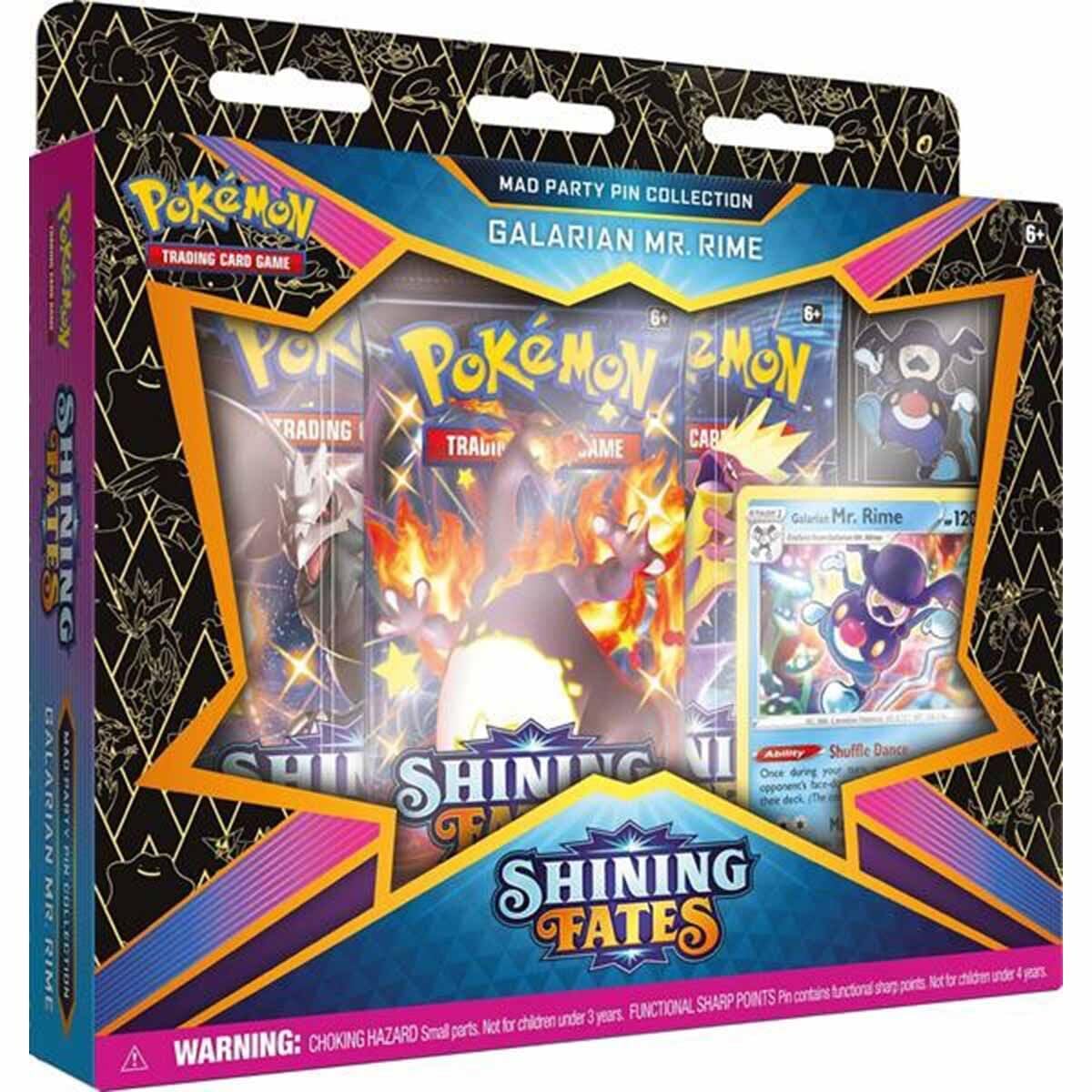 Pok  mon TCG: Shining Fates Mad Party Pin Collection