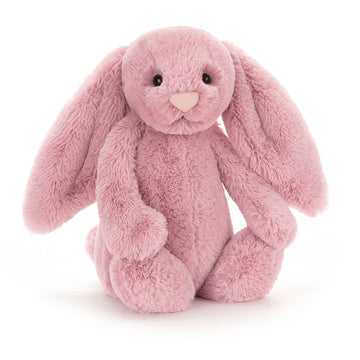 Jellycat Bashful Pink Tulip Bunny Stuffed Animal, Medium, 12 Inches