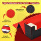 Tombert Premium Deck Box Case For Mtg Ptcg, Large Capacity With 6 Dividers, Fits 800+ Sleeveless Cards Or 500+ Sleeved Cards Tcg Trading Card Games (Black&Red)