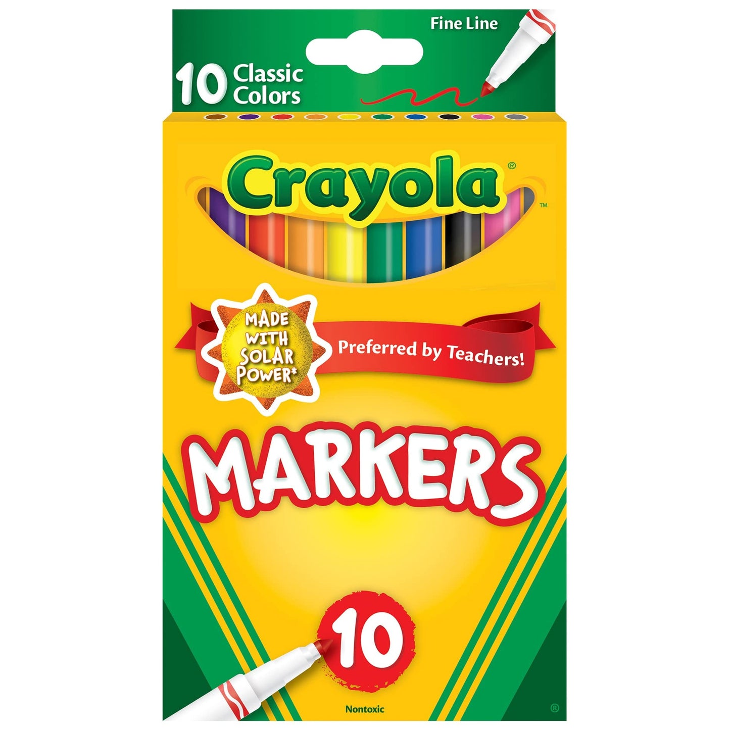 Crayola Markers Fine Line 10 Count