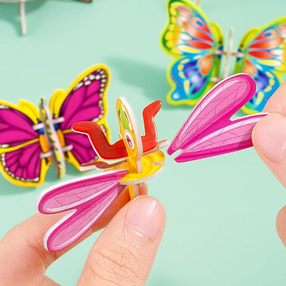 Styleheaven 3D Cartoon Jigsaw Puzzles Learn Activities Fine Motor Skills Montessori Toys Insect