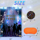 Joarhonal Pin The Mirror Ball On The Disco Party - Disco Party Games For Kids 20'' X 28'' Disco 70S Party Game Poster With 24 Re