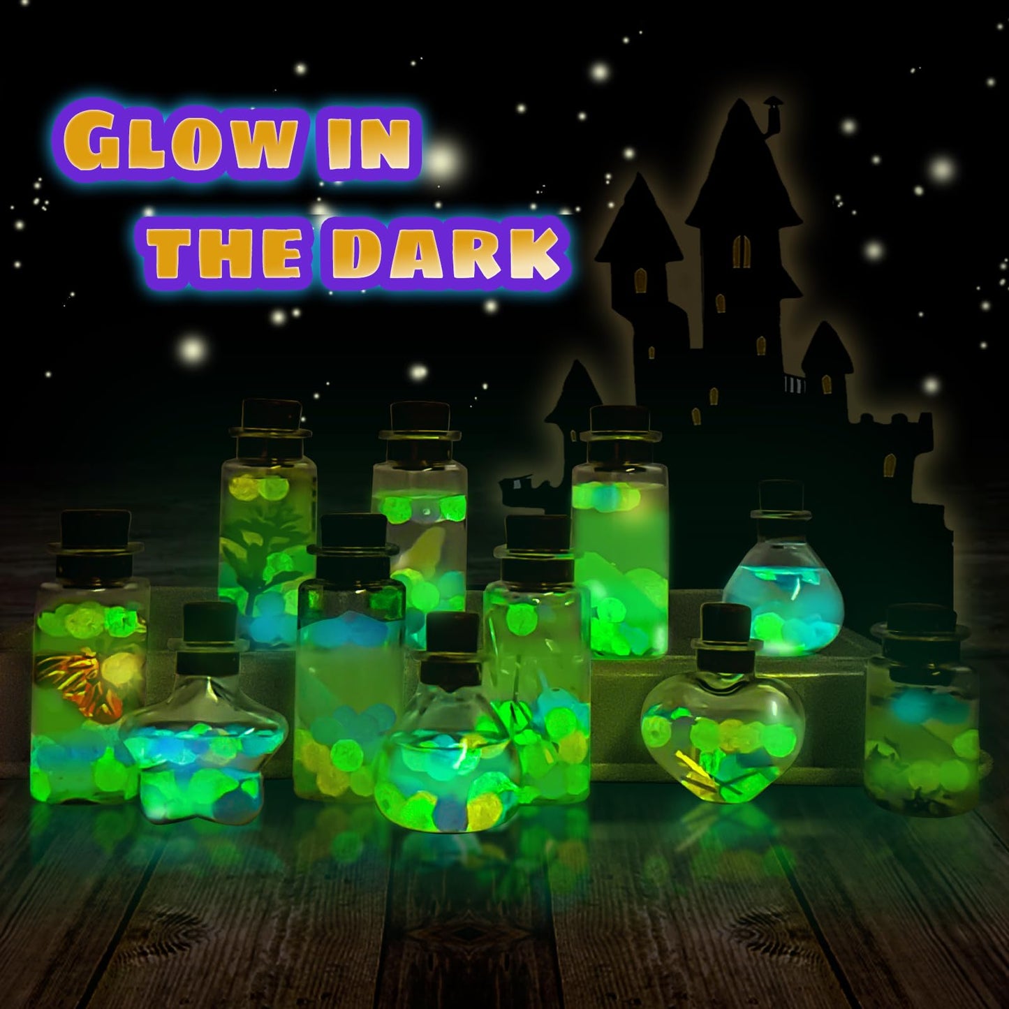 Jeekalo Fairy Potions Kit For Kids - Magic Kids Mix Potion Making Kit 22 Potion Bottles - Diy Creative Toy Art Craft Kit Christm