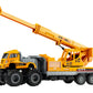 Funblast Friction Powered Crane Toy Truck - 1:43 Scaled Model Metal Engine Truck Toys, Vehicle For Kids With Rotating Boom & Hoo