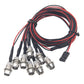 2Pack HIRCQOO 8LED RC Car LED Light Headlights Taillight Lighting with JR Y Cable Compatible with Traxxas HSP Tamiya Redcat RC4W