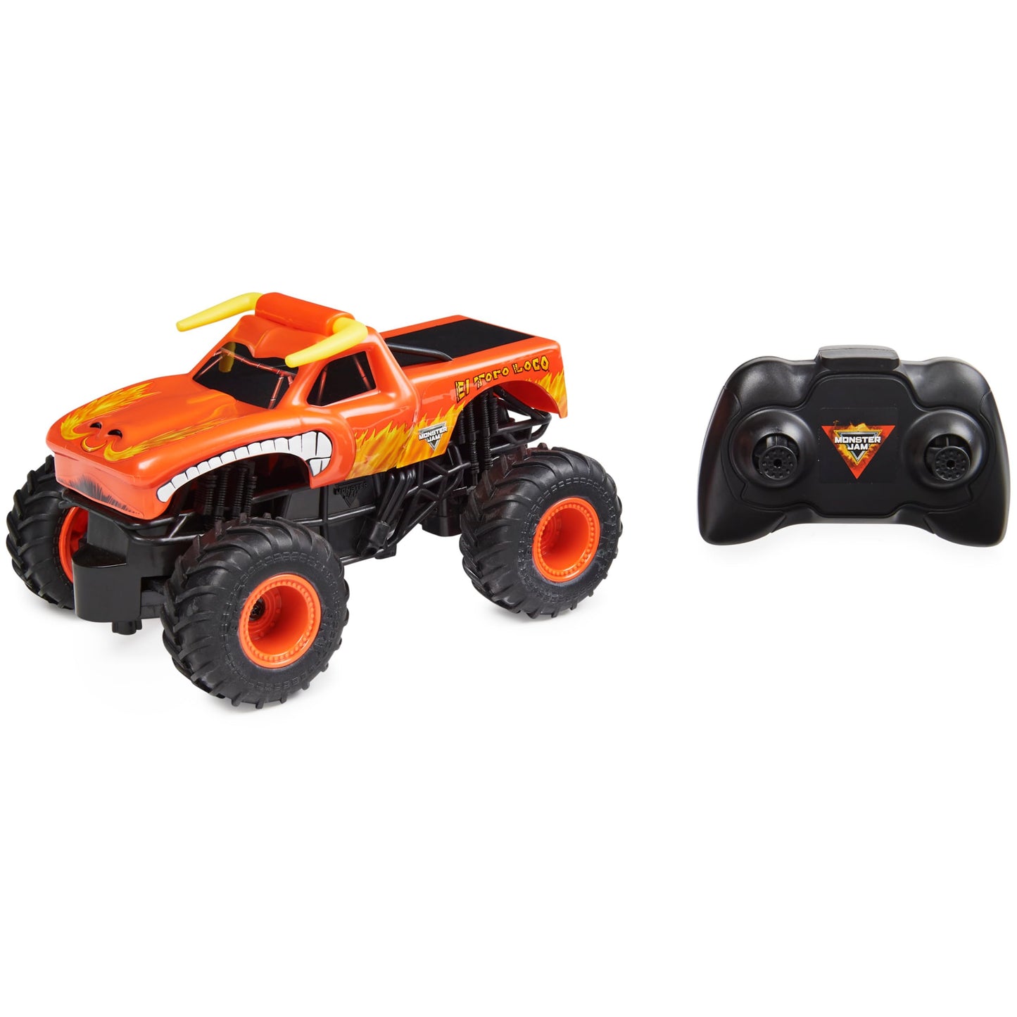 Monster Jam, Official El Toro Loco Remote Control Monster Truck For Boys And Girls, 1:24 Scale, 2.4 Ghz, Kids Toys For Ages 4-6+