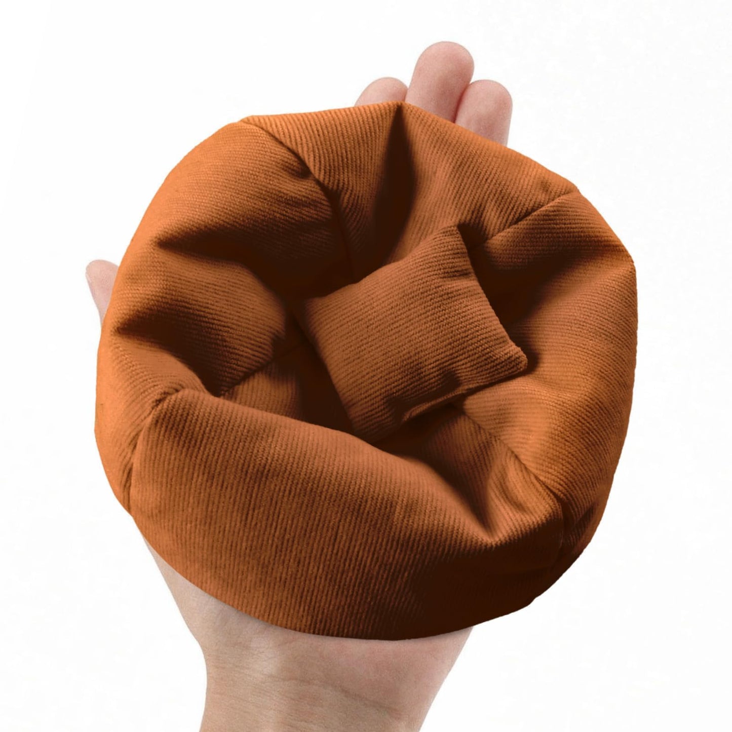 Doll Car Seat Compatible with Labubu  Handmade Bean Bag Chair for 15-17cm Doll  Anti-Slip Bottom  Cute Doll Accessories for Display  Fans&Collectors Gifts  Durable Corduroy Fabric (Coffee)