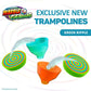 Marble Genius Stunts Trampoline Set: Includes 2 New Patented Trampolines And 2 Catch Buckets, Compatible With Other Marble Geniu