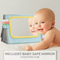 ZICOTO Soft Tummy Time Book - Multi Color, Medium Size, Silicone - Sensory Developmental Toy with Baby Safe Mirror for Newborns/Infants