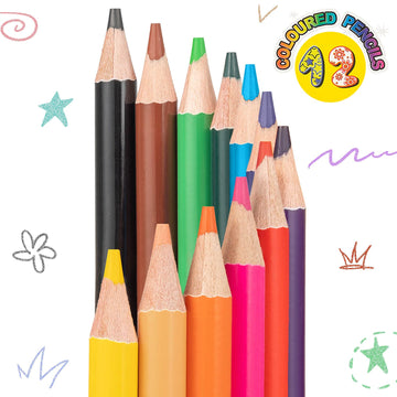 Fanvean Colored Pencils For Kids Classroom Set, 12 Count Pre-Sharpened Coloring Pencil Bulk Gift