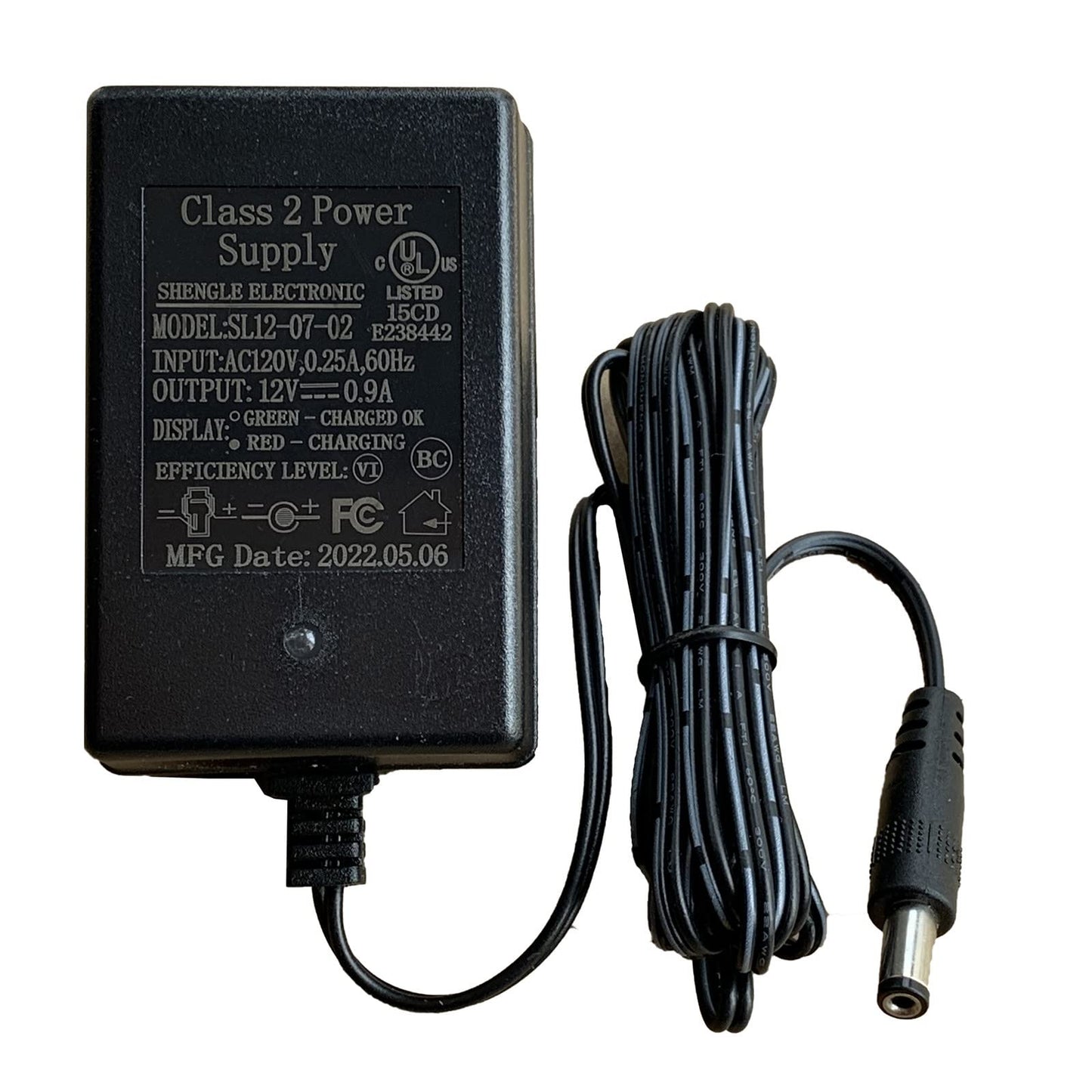 12V 0.9A Battery Charger For Ride On Toys 12V Kids Ride On Car, Sl12-07-02 12 Volt Battery Power Adapter