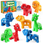 Coogam Abc Letters Matching Game, 26Pcs Alphabet Fine Motor Skill Color Shape Recoginition Preschool Educational Montessori Learning Toys For 2 3 4 Years Old Toddlers