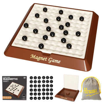 Magnetic Game Chess, Magnet Games For Adults And Kids With Storage Board, Magnet Chess Game With Stones, Board Game For Family G