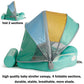 Mambobaby Float With Canopy Size Improved Non Inflatable Infant Baby Pool Float Smart Mambo Float Swim Trainer Add Tail Baby Swim Float Mambo Baby Float Solid Air Free Water Waist Swimming Ring
