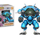 Funko - Overwatch-D.Va & Mech Exclusive (Blueberry) Figurine, Multicoloured, 29161
