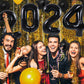 Toniful 2024 Graduation Balloons 42Inch Black 2024 Number Balloons Aluminum Foil Mylar Balloons For Graduation Decorations Class