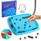 2024 New Magnetic Chess Game Set, Magnetic Stones Chess Game Using String With Chessboard And Punishment Wheel, Strategy Game Wi